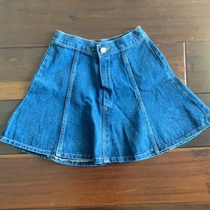 Denim miniskirt